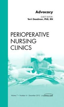 portada Advocacy, an Issue of Perioperative Nursing Clinics: Volume 7-4 (en Inglés)
