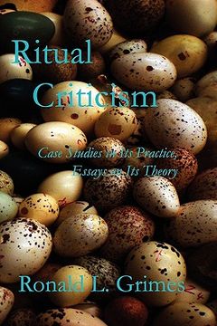 portada ritual criticism (en Inglés)