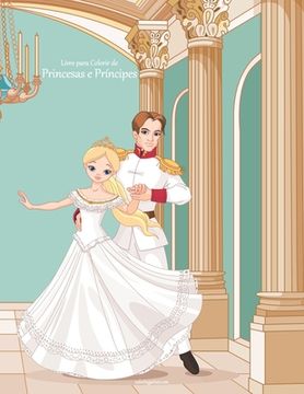 portada Livro para Colorir de Princesas e Príncipes (en Portugués)