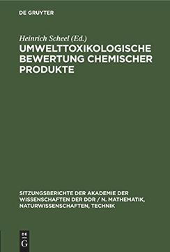 portada Umwelttoxikologische Bewertung Chemischer Produkte (en Alemán)