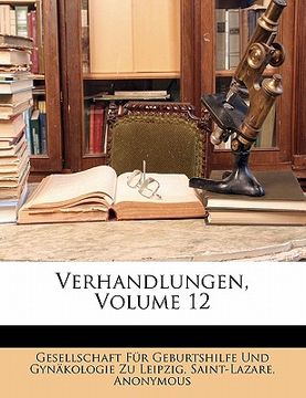 portada Verhandlungen, Volume 12 (in German)