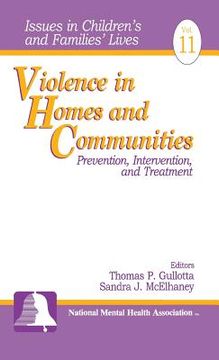 portada violence in homes and communities: prevention, intervention, and treatment (in English)