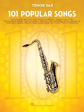 portada 101 Popular Songs - Tenor Saxophone (Instrumental Folio) (in English)