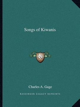 portada songs of kiwanis (en Inglés)