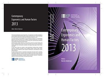 portada Contemporary Ergonomics and Human Factors 2013: Proceedings of the International Conference on Ergonomics & Human Factors 2013, Cambridge, Uk, 15-18 A (en Inglés)