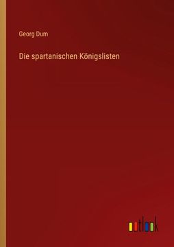 portada Die spartanischen Königslisten (en Alemán)