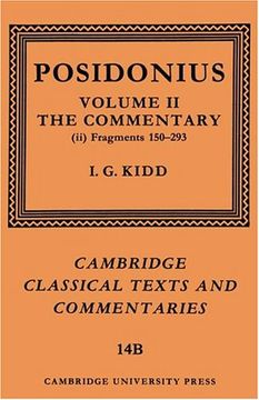 portada Posidonius: Fragments: Volume 2, Commentary, Part 2 Paperback: Fragments v. 2 (Cambridge Classical Texts and Commentaries) (en Inglés)