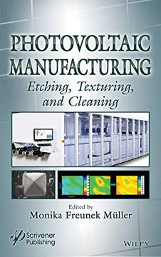 portada Photovoltaic Manufacturing: Etching, Texturing, and Cleaning (en Inglés)