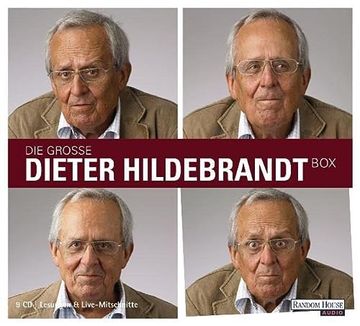 portada Die Große Dieter Hildebrandt-Box: Mit "Nie Wieder 80" / "Dieter Hildebrandt Wirft Ein" / "Ausgebucht" / "Ich Musste Immer Lachen" / "Vater Unser Gleich Nach der Werbung" (in German)