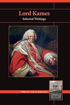 portada Lord Kames: Selected Writings (Library of Scottish Philosophy) (in English)