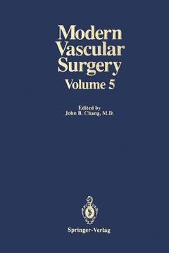 portada modern vascular surgery: volume 5 (in English)