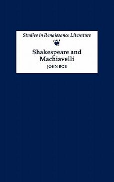 portada shakespeare and machiavelli (en Inglés)