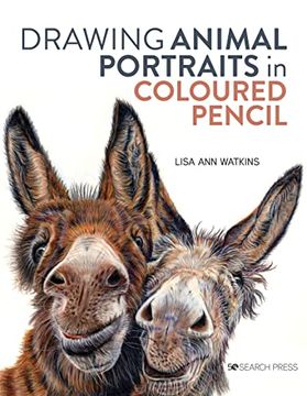 portada Drawing Animal Portraits in Coloured Pencil (en Inglés)