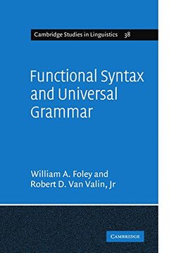 portada Functional Syntax and Universal Grammar (Cambridge Studies in Linguistics) (in English)