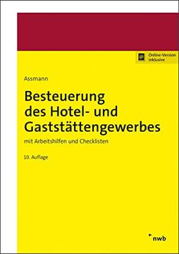 portada Besteuerung des Hotel- und Gaststã¤Ttengewerbes: Mit Arbeitshilfen und Checklisten (in German)
