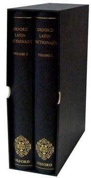 portada oxford latin dictionary 2 volume set (in English)