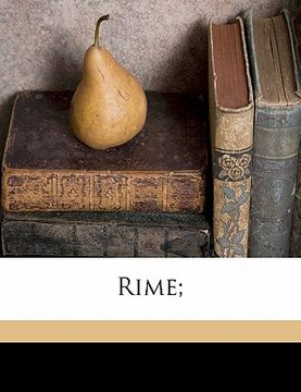 portada Rime; Volume 1 (en Italiano)