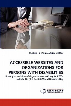 portada accessible websites and organizations for persons with disabilities (en Inglés)