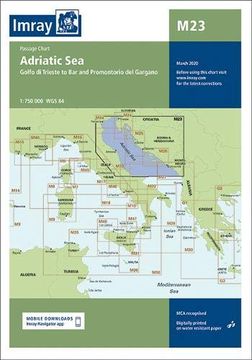 portada M23 Adriatic sea Passage Chart (m Series) (en Inglés)