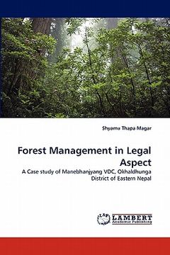 portada forest management in legal aspect (en Inglés)