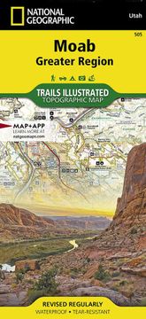 portada Moab Greater Region map (National Geographic Trails Illustrated Map, 505) (en Inglés)