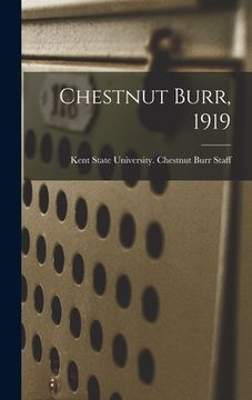 portada Chestnut Burr, 1919 (in English)