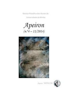 portada APEIRON - Revista Filosófica dos Alunos da Universidade do Minho: N° 4 - Filosofia e Poesia (en Portugués)