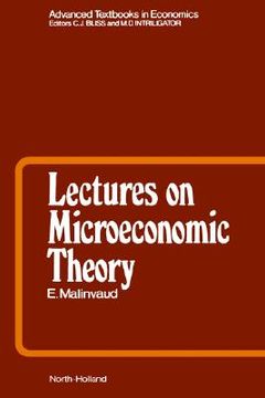 portada lectures on microeconomic theory (en Inglés)
