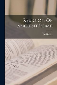 portada Religion Of Ancient Rome (en Inglés)
