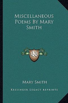 portada miscellaneous poems by mary smith (en Inglés)