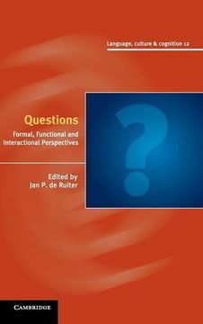 portada Questions: Formal, Functional and Interactional Perspectives (Language Culture and Cognition) (en Inglés)
