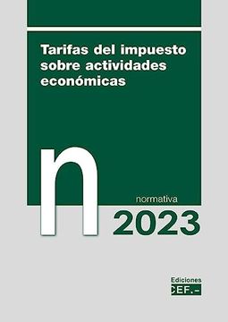 portada Tarifas Sobre el Impuesto de Actividades Económicas (in Spanish)