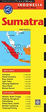 portada Sumatra & Medan Travel map Fifth Edition (Periplus Travel Maps) 