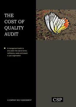 portada the cost of quality audit (en Inglés)