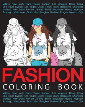 portada FASHION COLORING BOOK - Vol.1: Fashion Coloring Books for Adults Relaxation