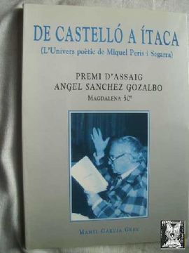 portada De Castelló a Ítaca (l Univers Poètic de Miquel Peris i Segarra)