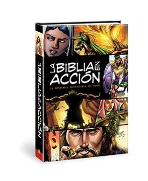 portada La Biblia en Acción: The Action Bible-Spanish Edition (in Spanish)