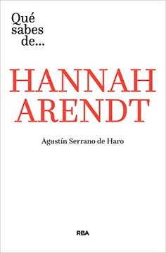 portada Que Sabes de Hannah Arendt? (in Spanish)