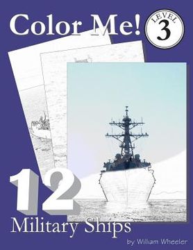 portada Color Me! Military Ships (en Inglés)