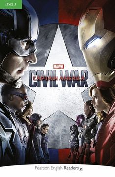 portada Level 3: Marvel's Captain America: Civil war (Pearson English Graded Readers) (en Inglés)