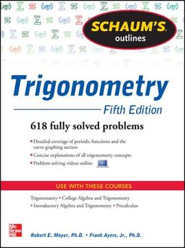 portada schaum`s outline of trigonometry