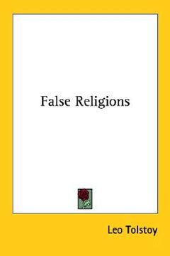 portada false religions (en Inglés)