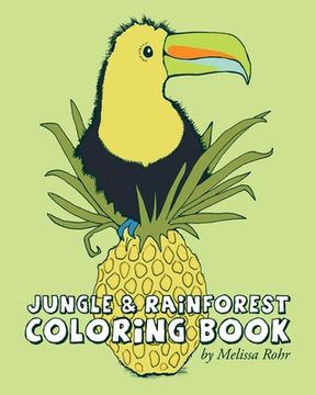 portada Jungle & Rainforest Coloring Book (in English)