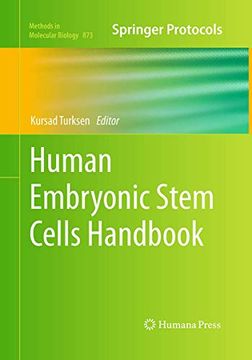 portada Human Embryonic Stem Cells Handbook (Methods in Molecular Biology, 873)