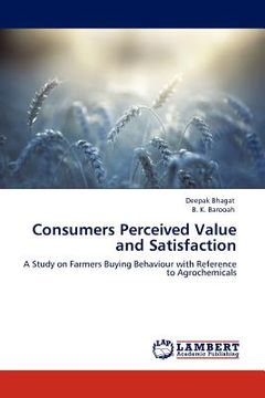 portada consumers perceived value and satisfaction (en Inglés)