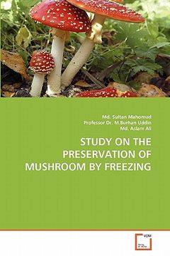 portada study on the preservation of mushroom by freezing (en Inglés)
