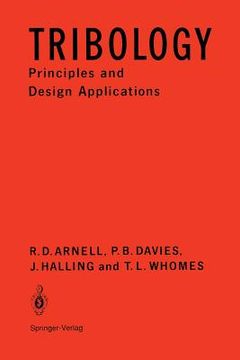 portada Tribology: Principles and Design Applications (en Inglés)