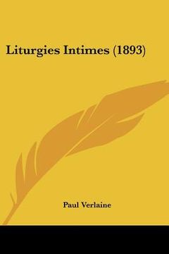 portada liturgies intimes (1893) (in English)