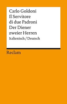 portada Der Diener Zweier Herren (Italienisch/Deutsch) (en Alemán)