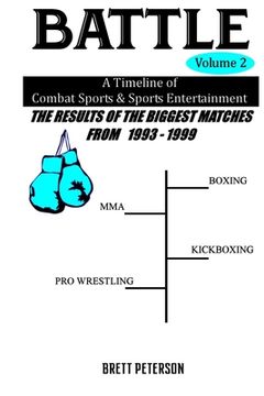 portada Battle Volume 2 - A Timeline of Combat Sports & Sports Entertainment: The Results of the Biggest Matches from 1993 through 1999 (en Inglés)